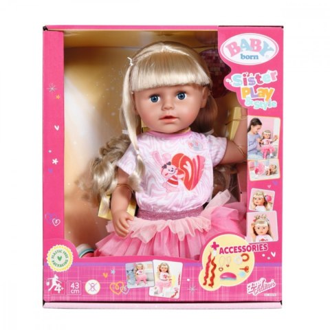 Lalka Baby Born Siostrzyczka Style and Play 43 cm