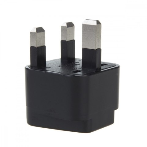 Adapter gniazdo EU na wtyk UK MCE154 Czarny Adapter gniazdo EU na wtyk UK MCE154 Czarny