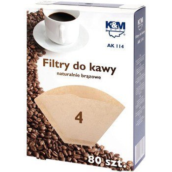 Filtry do kawy 4 80 szt. AK114 Filtry do kawy 4 80 szt. AK114