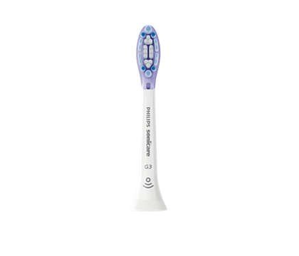 Końcówki do szczoteczki G3 Premium Gum Care HX9052/17 białe Końcówki do szczoteczki G3 Premium Gum Care HX9052/17 białe