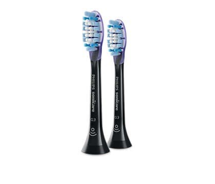 Końcówki do szczoteczki G3 Premium Gum Care HX9052/33 czarne Końcówki do szczoteczki G3 Premium Gum Care HX9052/33 czarne