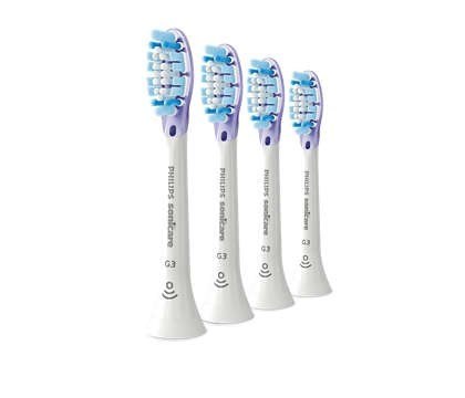 Końcówki do szczoteczki G3 Premium Gum Care HX9054/17 białe Końcówki do szczoteczki G3 Premium Gum Care HX9054/17 białe