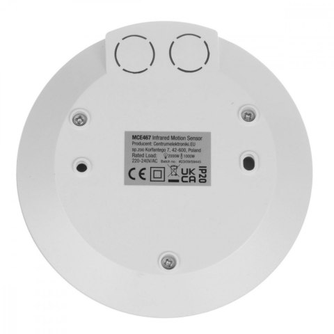 Czujnik ruchu PIR MCE467 IP20 Czujnik ruchu PIR MCE467 IP20