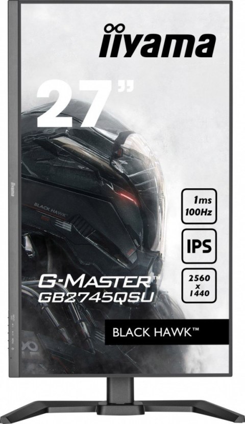 Monitor 27 cali G-Master GB2745QSU-B1 IPS,QHD,100Hz,1ms,2xUSB,2x2W,FreeSync, HAS(150mm)