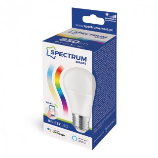 Żarówka Smart Tuya WiFi GLS 9W RGBW+CCT+DIM