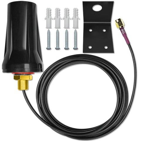 Antena 4G LTE DUAL | 7dBi | dookólna | Zewnętrzna Antena 4G LTE DUAL | 7dBi | dookólna | Zewnętrzna