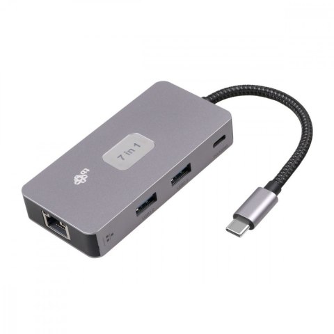 Adapter USB C (7w1) HDMI USB SD/TF RJ45 (2500 Mbps) PD Adapter USB C (7w1) HDMI USB SD/TF RJ45 (2500 Mbps) PD
