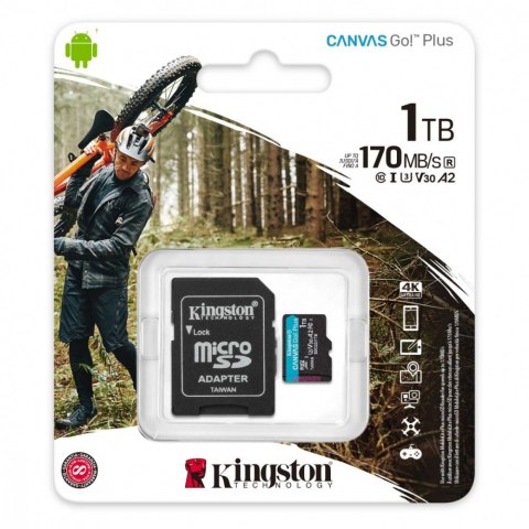 Karta microSD 1TB Canvas Go Plus 170/90MB/s Adapter Karta microSD 1TB Canvas Go Plus 170/90MB/s Adapter