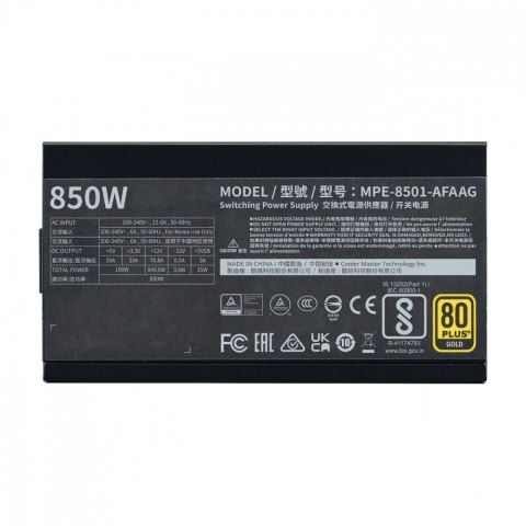 Zasilacz MWE Gold 850 V2 ATX 3.0 Ready Zasilacz MWE Gold 850 V2 ATX 3.0 Ready