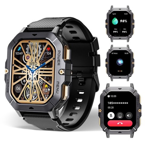 Smartwatch BT101 2.02" czarny Smartwatch BT101 2.02" czarny