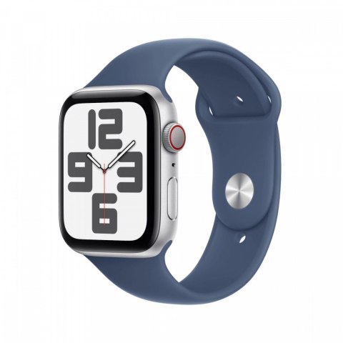 Watch SE GPS + Cellular, koperta 40 mm z aluminium w kolorze srebrnym z paskiem sportowym w kolorze denim - rozmiar S/M Watch SE GPS + Cellular, koperta 40 mm z aluminium w kolorze srebrnym z paskiem sportowym w kolorze denim - rozmiar S/M