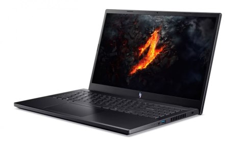 Laptop Gaming Nitro V ANV15-41-R5AK AMD Ryzen 7 7735HS 15.6 FHD IPS 144Hz 16GB 512GB SSD GeForce RTX 3050 6GB No OS Obsidian Bl