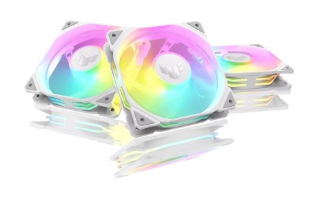 Wentylator TUF Gaming TR120 ARGB REVERSE 3in1/LED/2000rpm/29dB/Biały Wentylator TUF Gaming TR120 ARGB REVERSE 3in1/LED/2000rpm/29dB/Biały