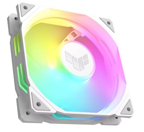 Wentylator TUF Gaming TR120 ARGB REVERSE 3in1/LED/2000rpm/29dB/Biały Wentylator TUF Gaming TR120 ARGB REVERSE 3in1/LED/2000rpm/29dB/Biały