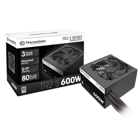Chłodzenie TR2 S Black 600W (80+ 230V EU, 2xPEG, 120mm, Single Rail) Chłodzenie TR2 S Black 600W (80+ 230V EU, 2xPEG, 120mm, Single Rail)