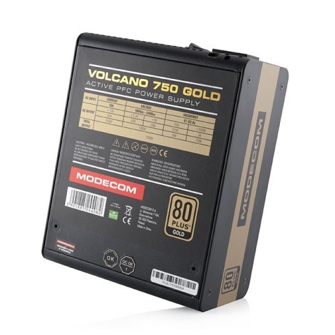 Zasilacz VOLCANO 750 GOLD 120mm fan Zasilacz VOLCANO 750 GOLD 120mm fan