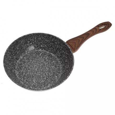 WOK GRANITOWY 28cm GRANIT WOOD KINGHOFF KH-1584 WOK GRANITOWY 28cm GRANIT WOOD KINGHOFF KH-1584