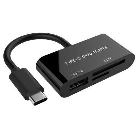 Czytnik kart na USB-C SDXC/combo/czarny Czytnik kart na USB-C SDXC/combo/czarny