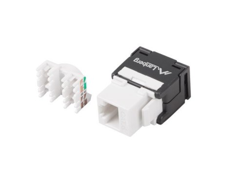 Moduł keystone gniazdo beznarzędziowy RJ45 - LSA UTP kat.6a 180 stopni do puszki montażowej Moduł keystone gniazdo beznarzędziowy RJ45 - LSA UTP kat.6a 180 stopni do puszki montażowej