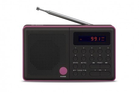 Radio Pliszka USB, FM czarne Radio Pliszka USB, FM czarne