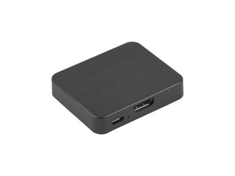 Splitter video 2xHDMI 4K Port micro USB Czarny Splitter video 2xHDMI 4K Port micro USB Czarny