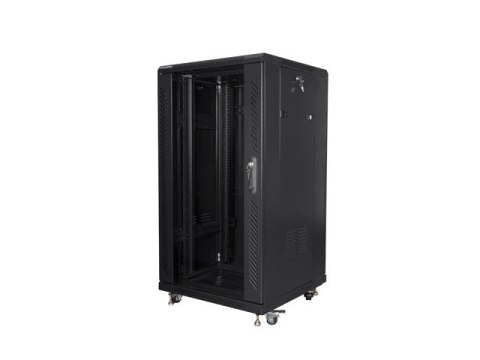 Szafa stojąca 19cali 22U 600X600mm czarna Szafa stojąca 19cali 22U 600X600mm czarna
