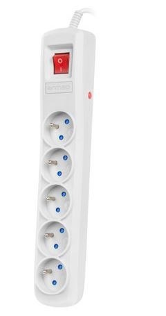 Listwa zasilająca ARC5 1,5 m ARC5/15/SZ szara Listwa zasilająca ARC5 1,5 m ARC5/15/SZ szara