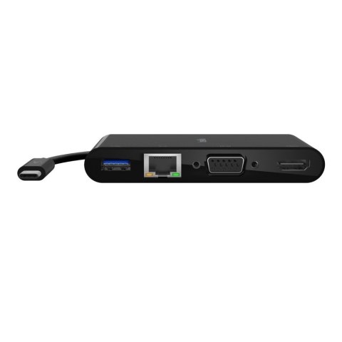 Adapter multimedialny USB-C GBE, HDMI, VGA, USB Adapter multimedialny USB-C GBE, HDMI, VGA, USB