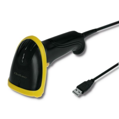 Laserowy czytnik kodów 1D | 2D | USB |Czarny Laserowy czytnik kodów 1D | 2D | USB |Czarny