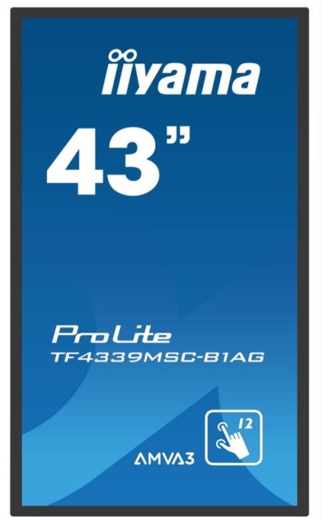 Monitor wielkoformatowy 43 cale TF4339MSC-B1AG,AMVA,HDMIx2,DP,RJ45,IP54,24/7,POJ.12p