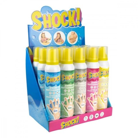 SHOCK! Pianko-żel 200ml Display 15 sztuk Mix SHOCK! Pianko-żel 200ml Display 15 sztuk Mix