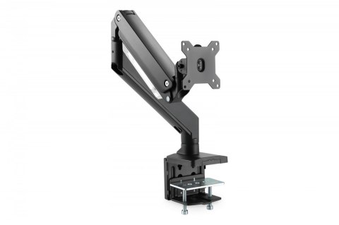 Ramię biurkowe pojedyncze z zaciskiem, 1xLCD, max. 35", max. obciążenie 15kg, ze sprężyną gazową