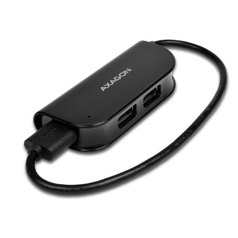 Hub HUE-X4B 4-portowy USB 2.0 kabel 20cm Czarny Hub HUE-X4B 4-portowy USB 2.0 kabel 20cm Czarny