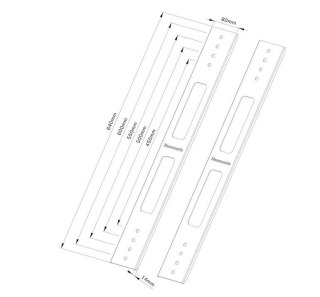 Uchwyt AWL-250BL16 800X450-600 ADPATER VESA