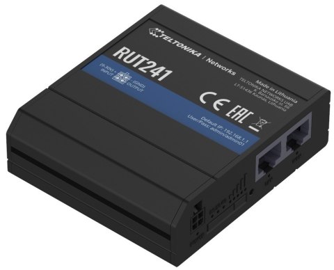 Router LTE RUT241 (Cat 4), 2G, WiFi, Ethernet Router LTE RUT241 (Cat 4), 2G, WiFi, Ethernet