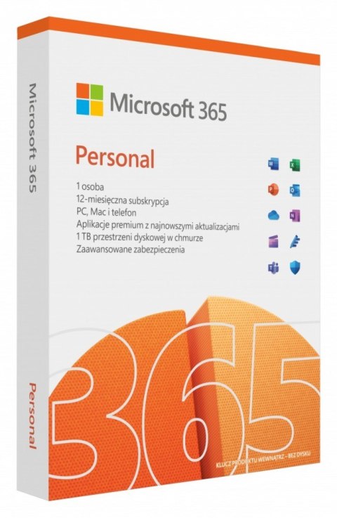 365 Personal PL P10 1Y 1User/5Devices Win/Mac Medialess Box QQ2-01752 365 Personal PL P10 1Y 1User/5Devices Win/Mac Medialess Box QQ2-01752