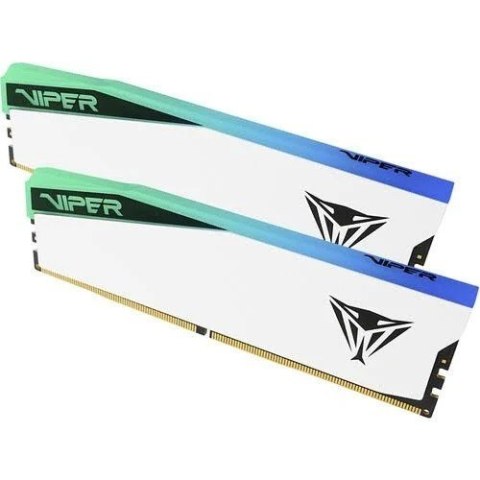 Pamięć DDR5 Viper Elite 5 RGB 64GB/6200(2x32) CL42 biała Pamięć DDR5 Viper Elite 5 RGB 64GB/6200(2x32) CL42 biała
