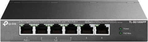 Przełącznik SG1006PP 6GE (3PoE+ 1PoE++) Przełącznik SG1006PP 6GE (3PoE+ 1PoE++)