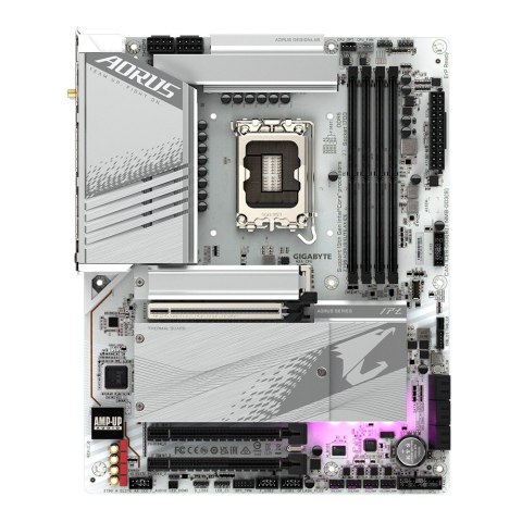 Płyta główna Z790 AORUS ELITE AX ICE S1700 4DDR5 USB/DP ATX Płyta główna Z790 AORUS ELITE AX ICE S1700 4DDR5 USB/DP ATX