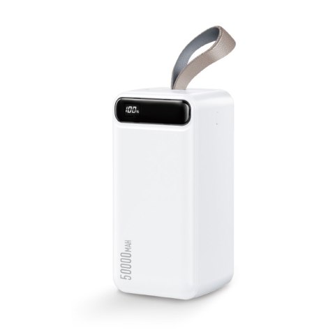 WEKOME WP-283 Minre Series - Power bank 50000 mAh Fast Charging 2x USB-A 10W + latarka LED (Biały) WEKOME WP-283 Minre Series - Power bank 50000 mAh Fast Charging 2x USB-A 10W + latarka LED (Biały)