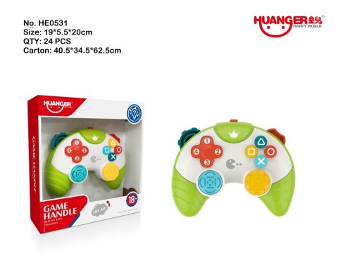 Interaktywny Pad Kontroler do Gry dla dzieci 18m+ Kolorowe przyciski + Odgłosy Melodie + Światła Interaktywny Pad Kontroler do Gry dla dzieci 18m+ Kolorowe przyciski + Odgłosy Melodie + Światła