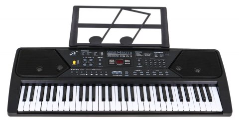 Keyboard z trybem nauki dla dzieci 5+ Stojak na nuty Mikrofon Radio - model nr 600 Keyboard z trybem nauki dla dzieci 5+ Stojak na nuty Mikrofon Radio - model nr 600
