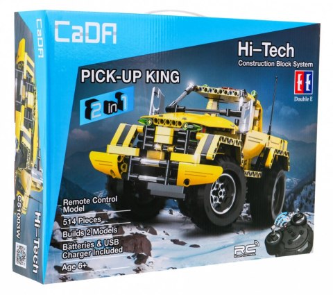 Klocki techniczne CaDA 514 el. Zdalnie sterowane Terenówki 2w1 dla dzieci 6+ Klocki techniczne CaDA 514 el. Zdalnie sterowane Terenówki 2w1 dla dzieci 6+