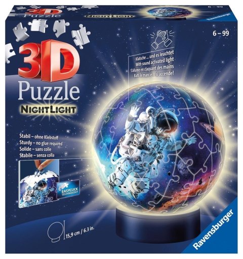 Puzzle 3D Świecąca Kula: Astronauta Puzzle 3D Świecąca Kula: Astronauta