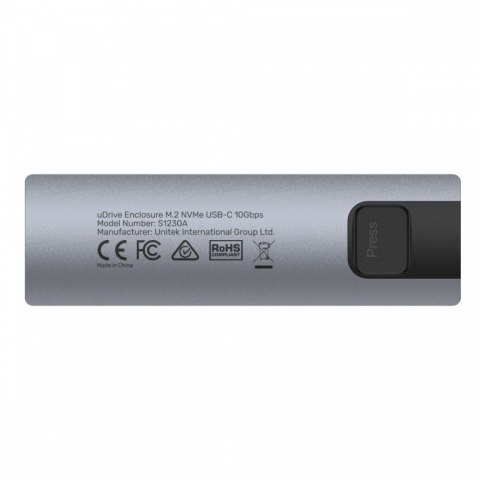 Obudowa Dysku M.2 NVMe/SATA 10Gbps; S1230A Obudowa Dysku M.2 NVMe/SATA 10Gbps; S1230A