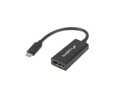 Adapter USB CM - Displayport F 15cm czarny Adapter USB CM - Displayport F 15cm czarny