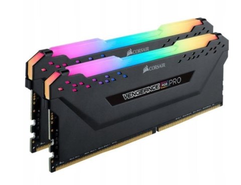 Pamięć DDR4 AMD Ryzen Vengeance 16GB/3600 (2*8GB) BLACK RGB CL18 Pamięć DDR4 AMD Ryzen Vengeance 16GB/3600 (2*8GB) BLACK RGB CL18
