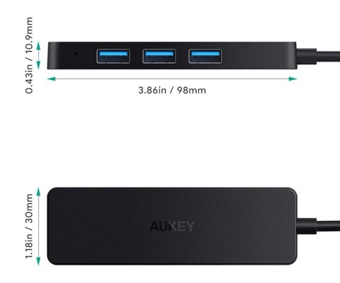 CB-H39 Hub USB-A | Ultra Slim | 4w1 | 4xUSB 3.0 | 5Gbps