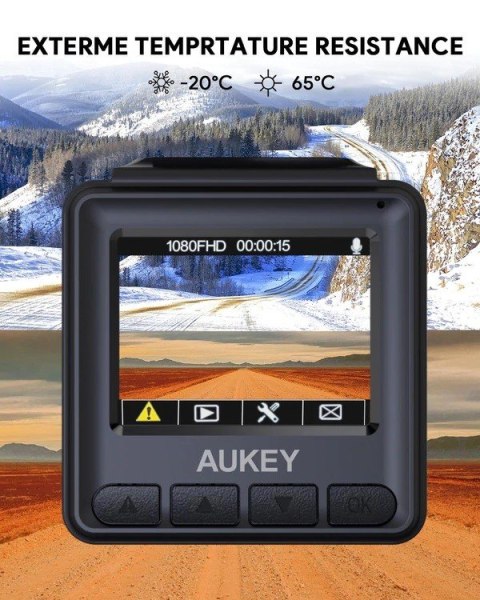 DRA5 Kamera samochodowa Rejestrator | Full HD 1920x1080@30p | 170° | microSD | 1.5" LED