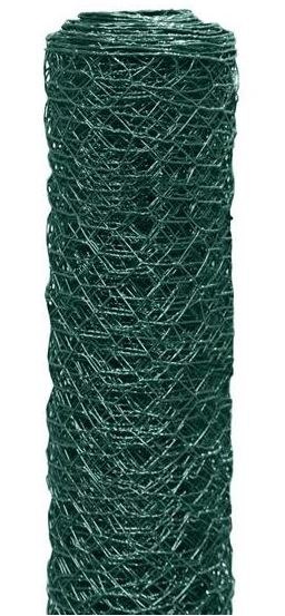 SIATKA HEKSAGONALNA W PCV DRUT 0.9MM 100CM*10MB OCZKO 25MM SIATKA HEKSAGONALNA W PCV DRUT 0.9MM 100CM*10MB OCZKO 25MM